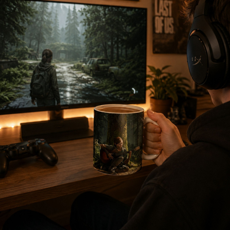 ماگ طرح گیمینگ بازی last of us کد 201