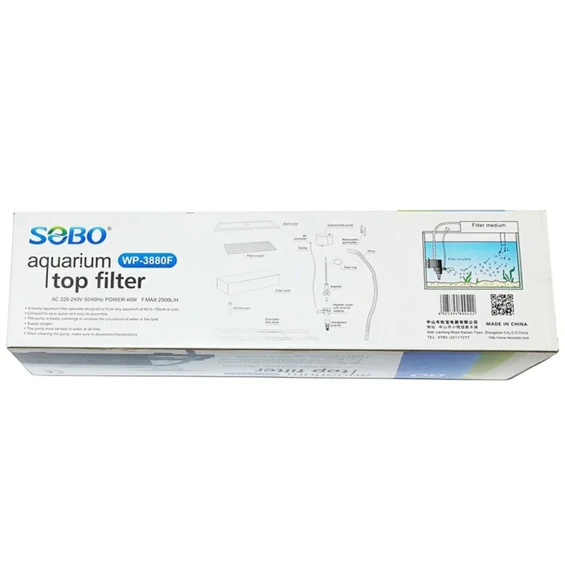 فیلتر آکواریوم سوبو مدل WP-3880F