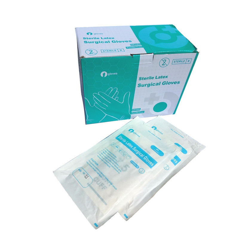 دستکش جراحی غیر پودری مدل PMP105  سایز متوسط (M) بسته 3 عددی