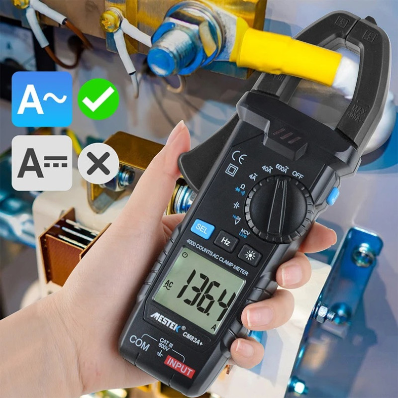 مولتی متر کلمپی دیجیتال مستک مدل CM83A PLUS