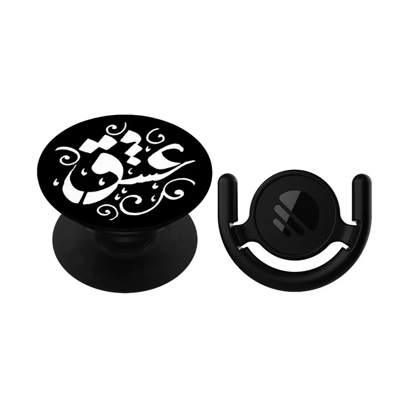 پایه نگهدارنده گوشی موبایل پاپ سوکت مگافون طرح عشق مدل 9105 به همراه پاپ کلیپ