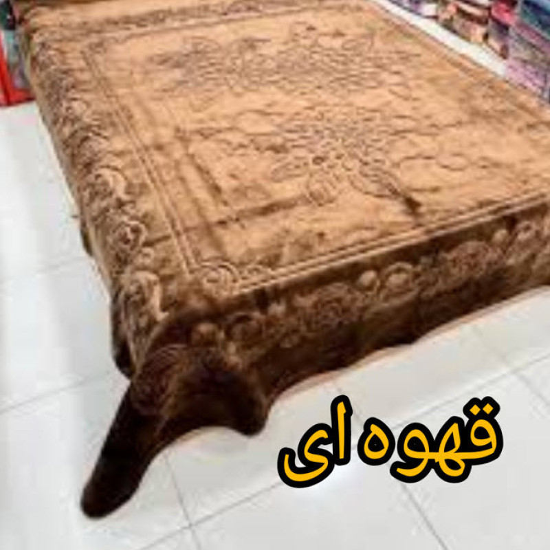 پتو گلبافت مدل برتر گل برجسته الوان سایز 160x220 سانتی متر
