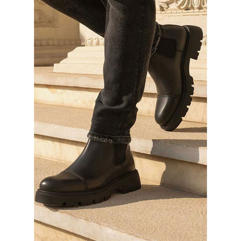 بوت مردانه چرم مشهد مدل j6204-001