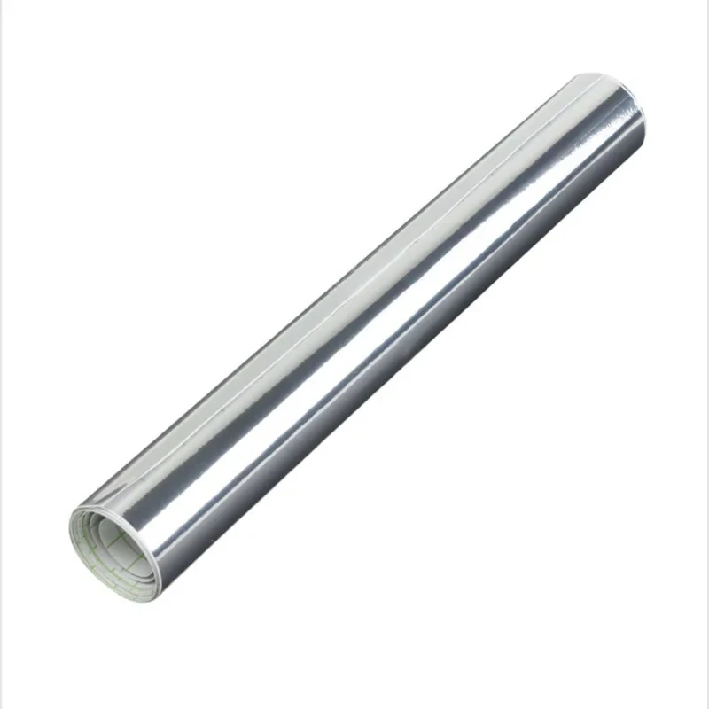 برچسب بدنه خودرو مهدیار طرح کروم کد SK105N رول یک متری