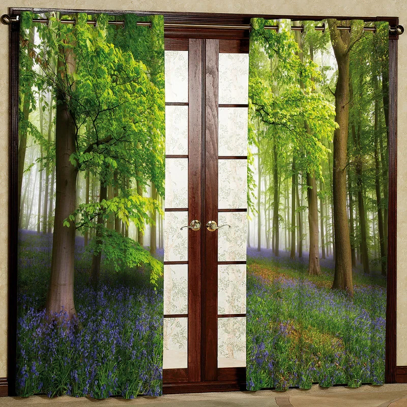 پرده مدل مخمل پانچی کد 1088-2 سایز 200x140 سانتی متر