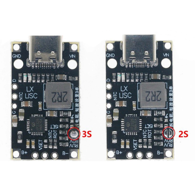 ماژول شارژ باتری لیتیومی 2 سلول و 3 سلول  مدل 2S-3S-IP2326-USBC