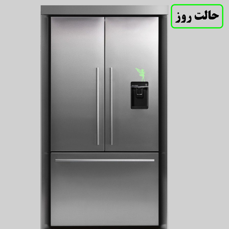 استیکر کلید و پریز مدل شبنما طرح  فرشته بالدار کد 011