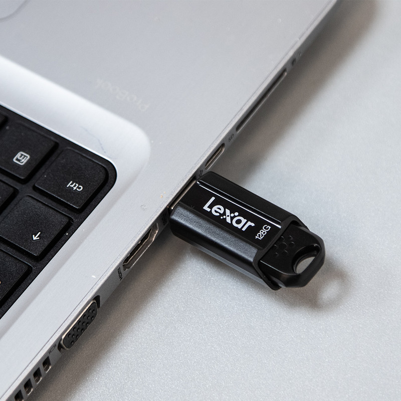فلش مموری لکسار مدل S80 ظرفیت 128 گیگابایت با رابط USB 3.2 GEN1