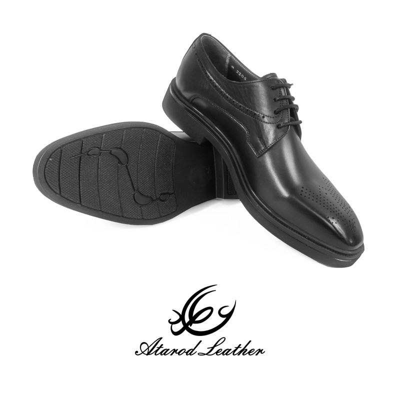 کفش مردانه چرم عطارد مدل چرم طبیعی کد SH244