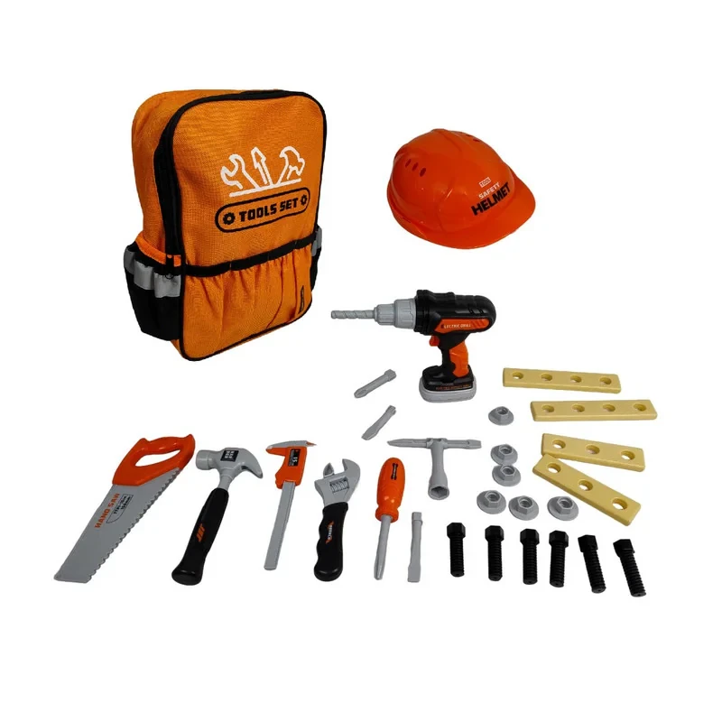 ست اسباب بازی ابزار مدل دریل طرح کیف ابزار کد 795 مجموعه 28 عددی