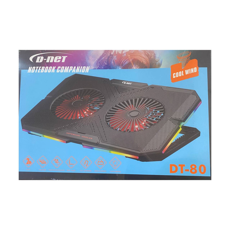 پایه خنک کننده لپ تاپ دی نت مدل dt-80