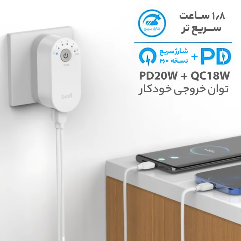 آداپتور شارژر 36 وات بودی مدل M8J030TE