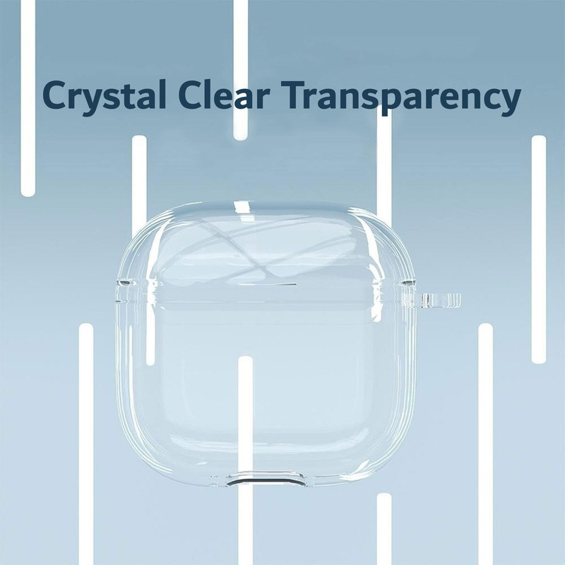 کاور هاپلایت مدل Clear Transparent HL مناسب برای کیس اپل AirPods 4