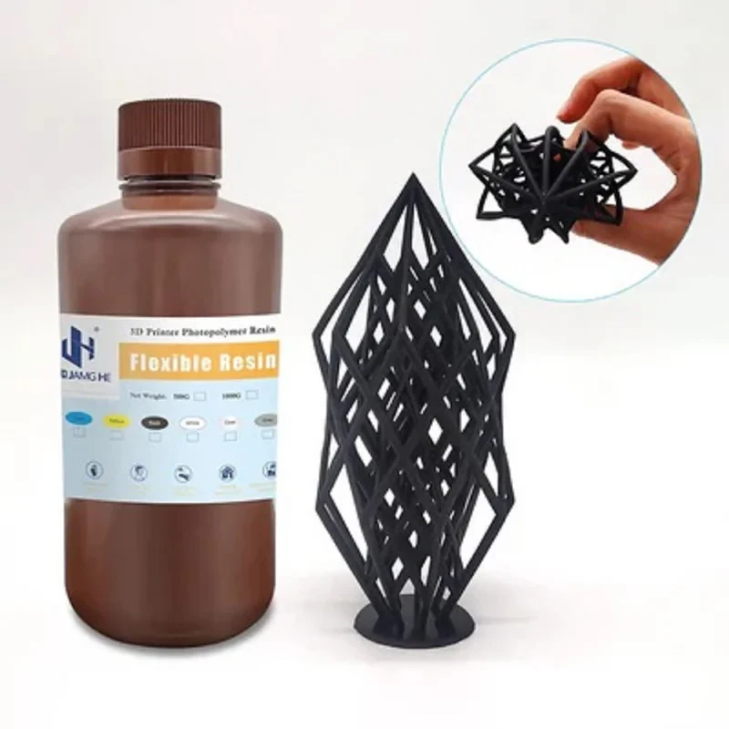 رزین پرینتر سه بعدی انعطاف پذیر جمقه مدل flexible حجم 1 لیتر