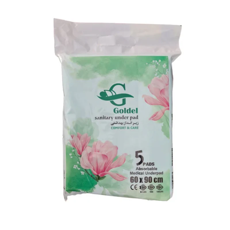 زیرانداز یکبار مصرف بهداشتی گلدل مدل G1 مجموعه 30 عددی