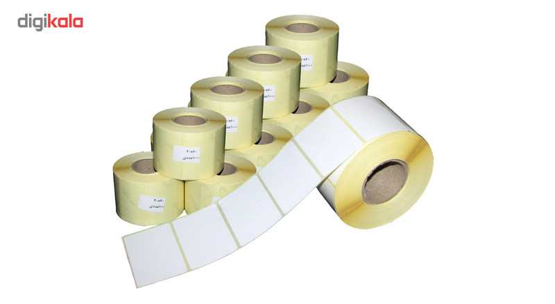 برچسب حرارتی پرینتر لیبل زن آی تی پی مدل ITP40601T دوازده رول 1000 عددی