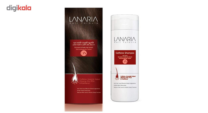 شامپو مو لاناریا مدل Stimulate And Fortify hair Growth حجم 200 میلی لیتر