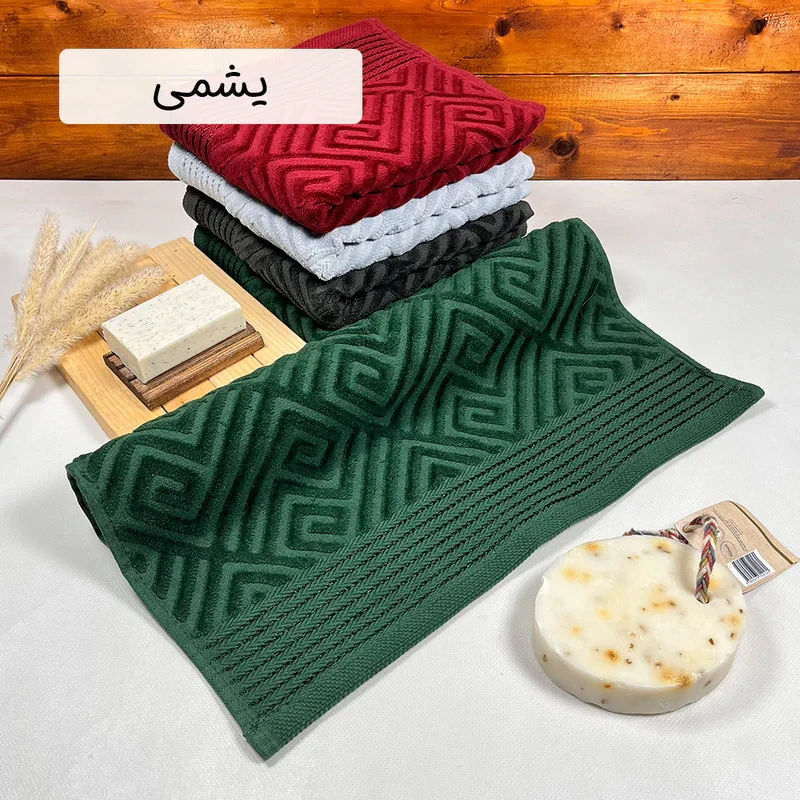 حوله دست و صورت هیرو مدل مائستا سایز 40×75 سانتی متر