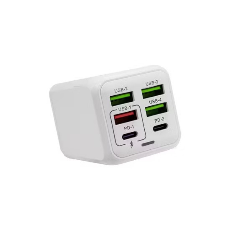 شارژر دیواری 150 وات مدل ADC-PD006 به همراه 4 عدد کابل