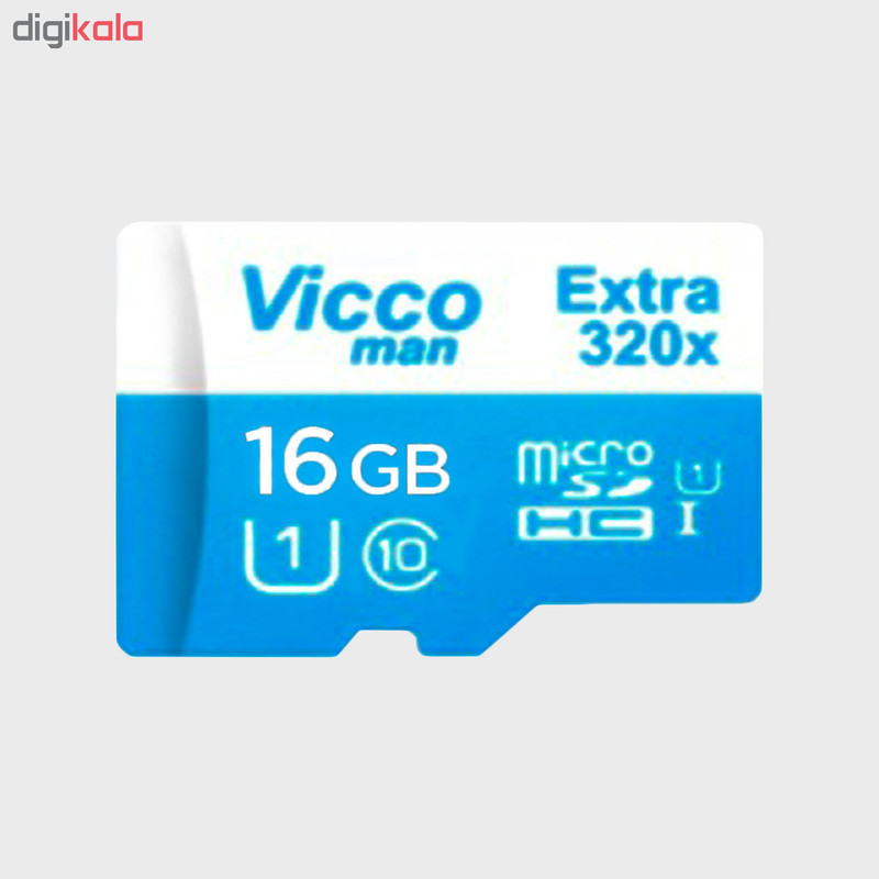 کارت حافظه microSDHC ویکومن مدل Extra 320X کلاس 10 استاندارد UHS-I U1 ظرفیت 16 گیگابایت
