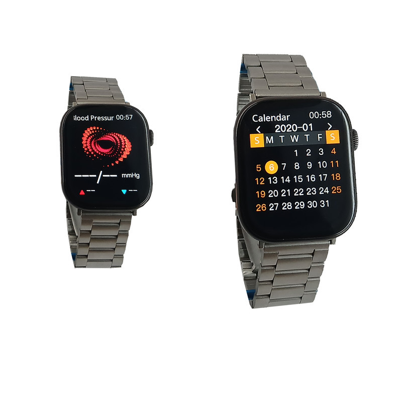 ساعت هوشمند مدل WS90 MAX با قابلیت کنترل سطح اکسیژن خون بند فلزی