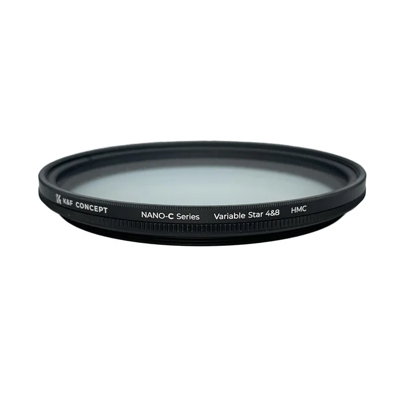 فیلتر لنز کی اند اف مدل VARIABLE STAR 4&8 HMC SLIM NANO-C - 62MM