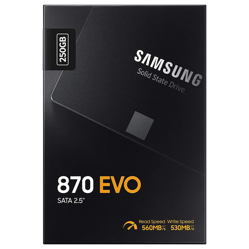 اس اس دی اینترنال SATA III سامسونگ مدل EVO 870 ظرفیت 250 گیگابایت