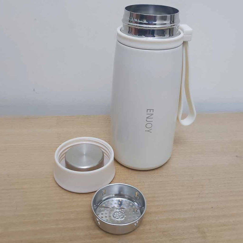 تراول ماگ مدل درب آینه ای طرح ENJOY گنجایش 0.3 لیتر