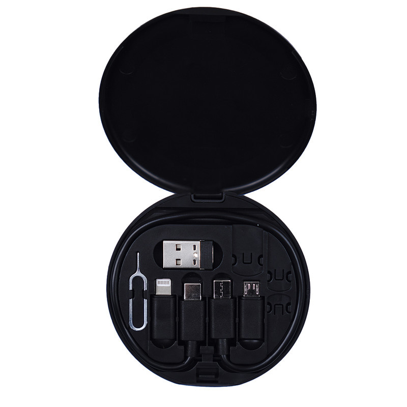 کابل تبدیل USB-C به USB-C  لایتنینگ  USB  micro-USB فوربری مدل RC190 طول 0.23 متر