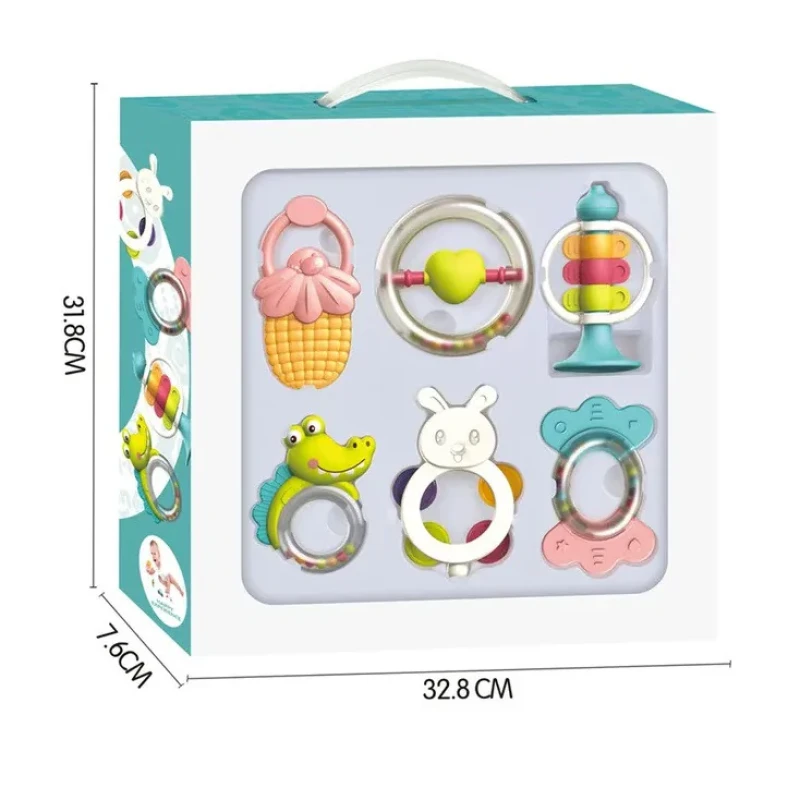 جغجغه بی بی این مدل HANDBELL BABY کد 69-608 مجموعه 6 عددی