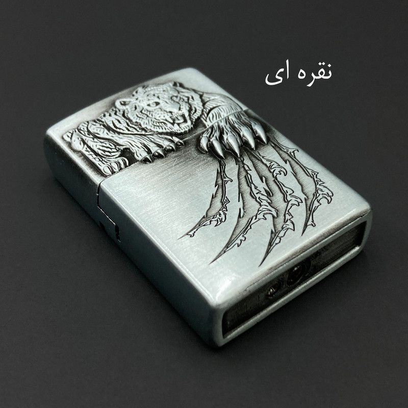 فندک مدل سنگی طرح خرس خشمگین کد DKD-1691