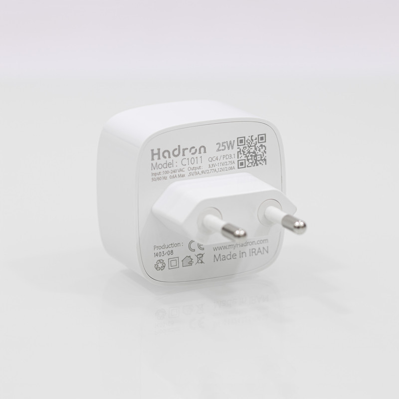 شارژر دیواری 25 وات هادرون مدل C1011