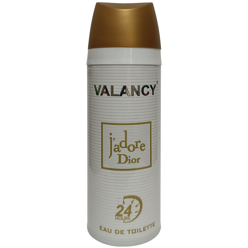 اسپری  ضد تعریق زنانه والانسی مدل Dior Jadore حجم 200 میلی لیتر