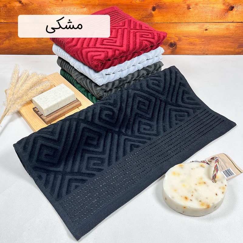 حوله دست و صورت هیرو مدل مائستا سایز 40×75 سانتی متر