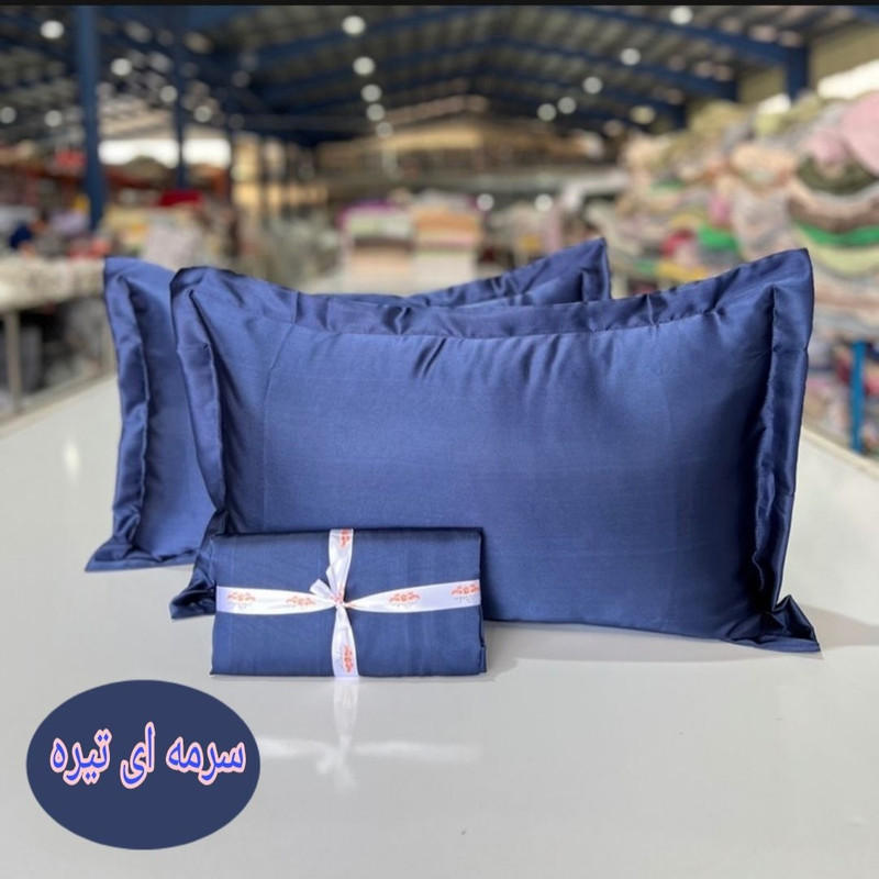 رو بالشی مدل ساتن قابدار سایز 60*80 سانتی متر