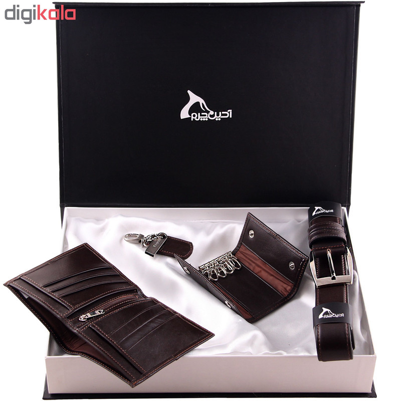 ست هدیه مردانه چرم بارز کد DS54