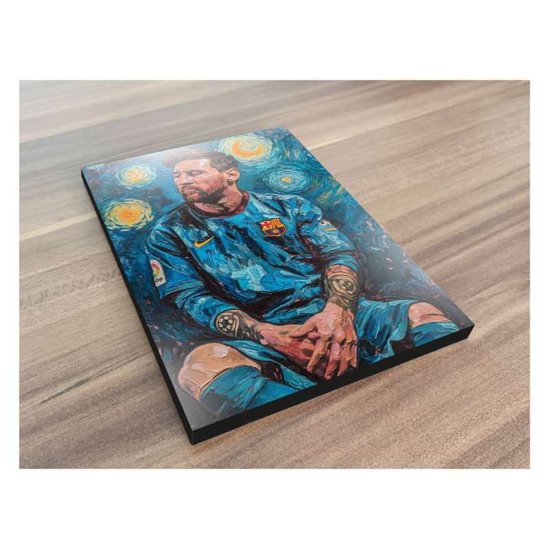 تابلو شاسی گوفی مدل فوتبالی بارسلونا مسی طرح Messi کد GOK24