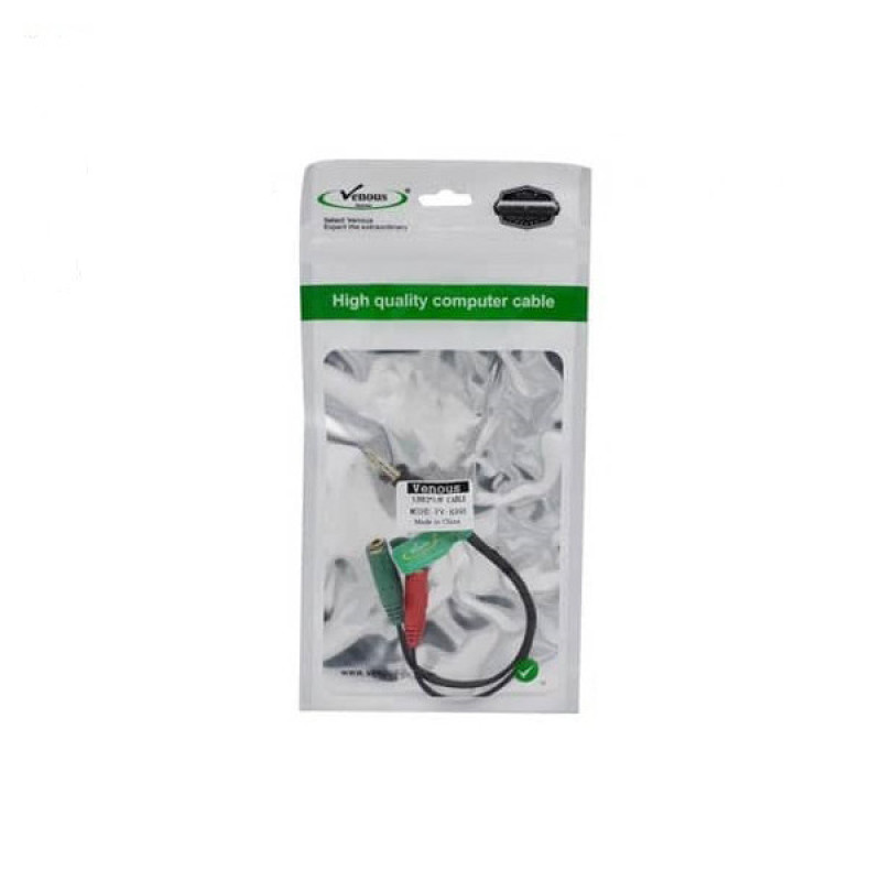 کابل تبدیل AUX ونوس مدل AS-0996 طول 0.2 متر