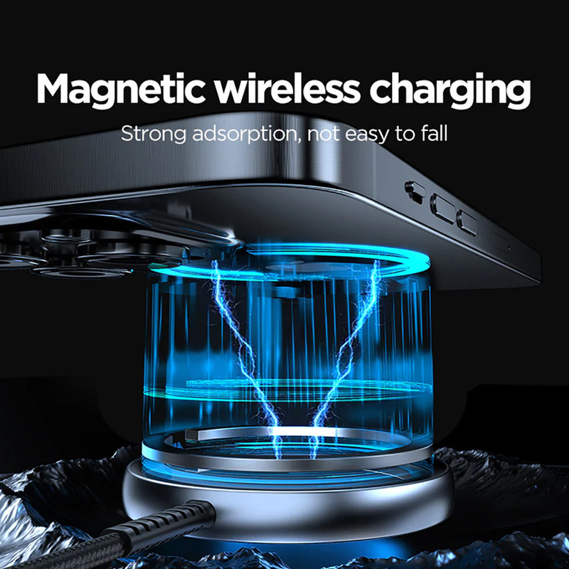 شارژر بی‌سیم 15 وات بیسوس مدل Simple Mini4 Air Magnetic Wireless Charger