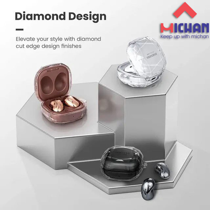 کاور میچان مدل Transparent مناسب برای کیس Galaxy BudsGalaxy Buds LiveGalaxy Buds proBuds 2Buds 2 pro