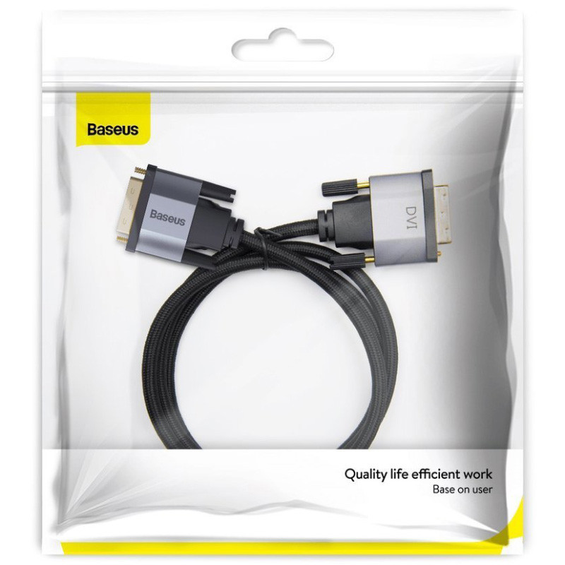 کابل DVI باسئوس مدل CAKSX-Q0G طول 1 متر
