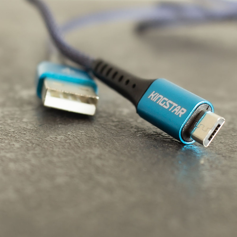 کابل تبدیل USB به microUSB کینگ استار مدل K125A طول 1.1 متر