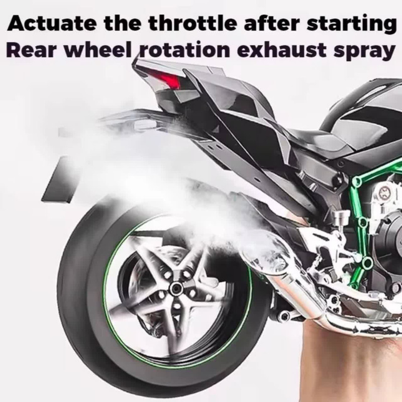 موتور بازی ناب سل مدل کاوازاکی نینجا H2R دودزا شارژی کد kawasaki h2r ninja spray 1:6 naab002