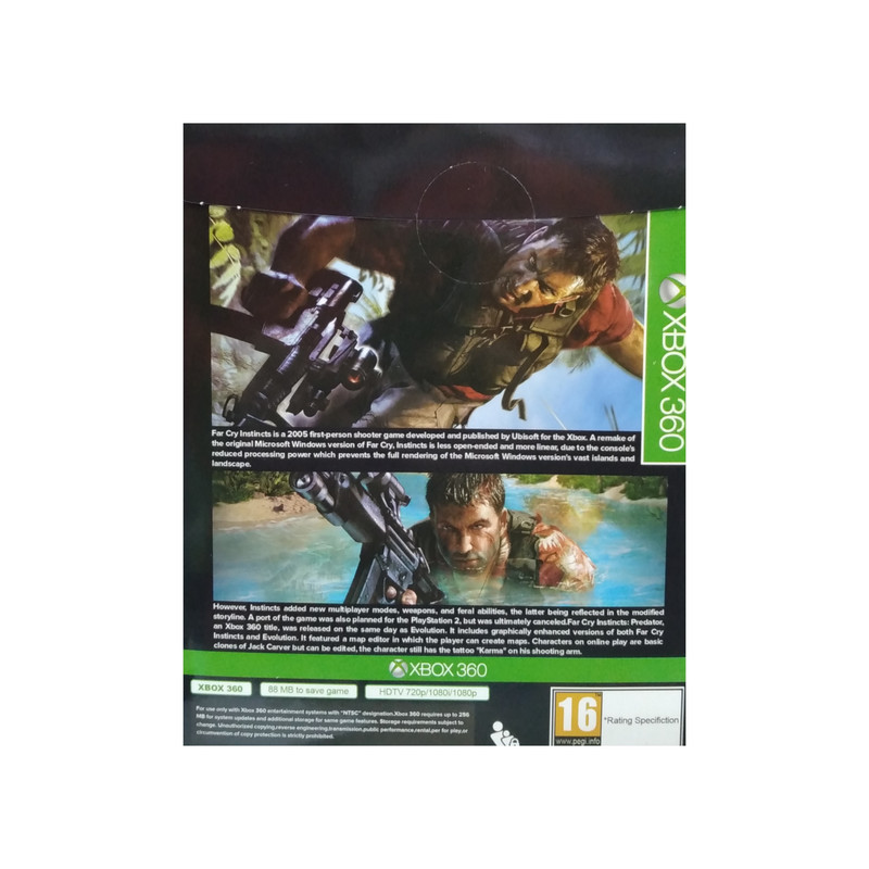 بازی FARCRY INSTINCTS PREDATOR مخصوص Xbox360