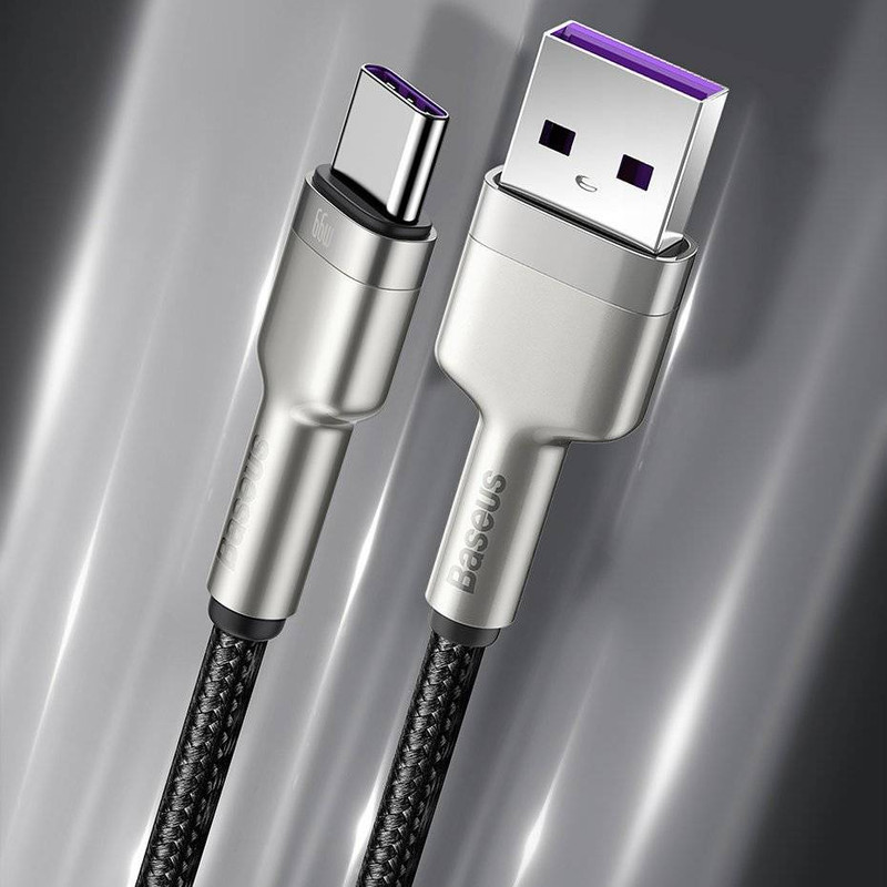 کابل تبدیل USB به USB-C باسئوس مدل CAKF000201 66W طول 2 متر