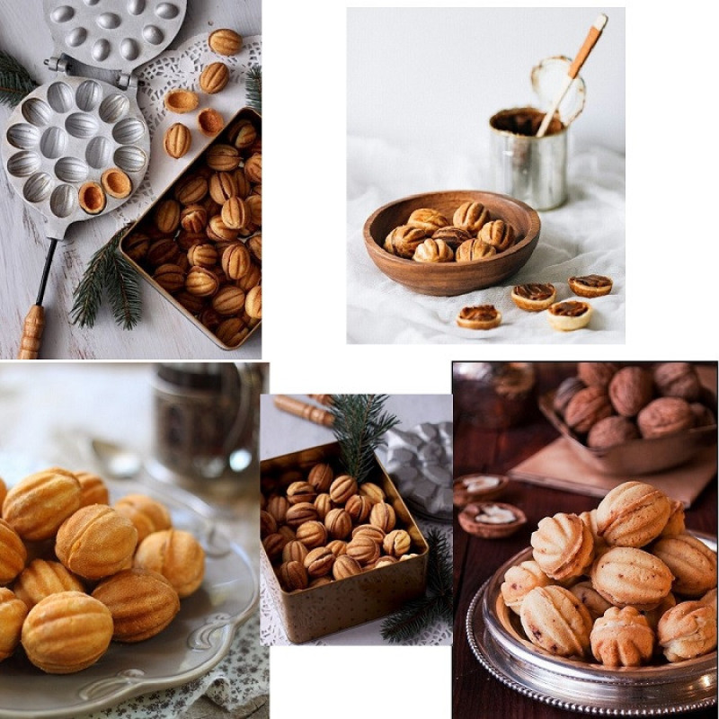 قالب شیرینی به گز مدل گردو روسی
