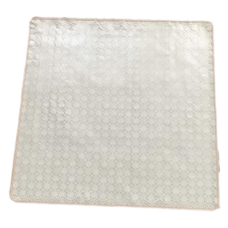 سفره 3 نفره مدل رویال طرح گیپور سایز 100×80 سانتی متر کد 07