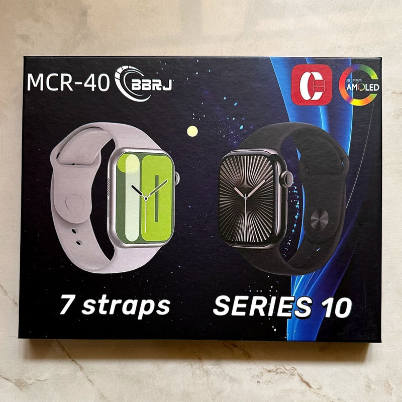 ساعت هوشمند 46 میلی متری ام سی آر مدل 7Straps با ۷ بند سیلیکونی