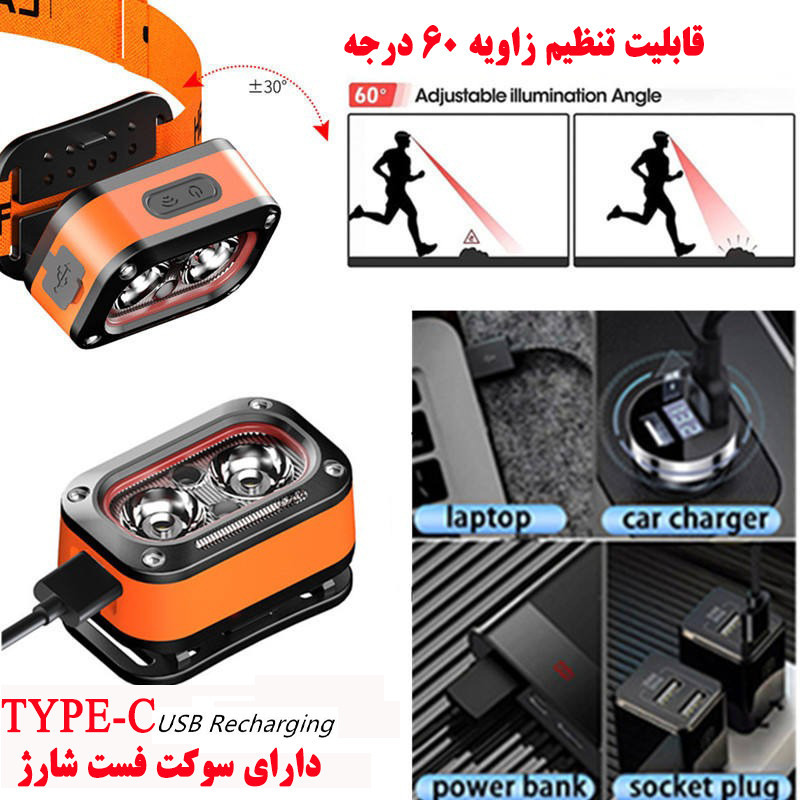 چراغ پیشانی مدل G08