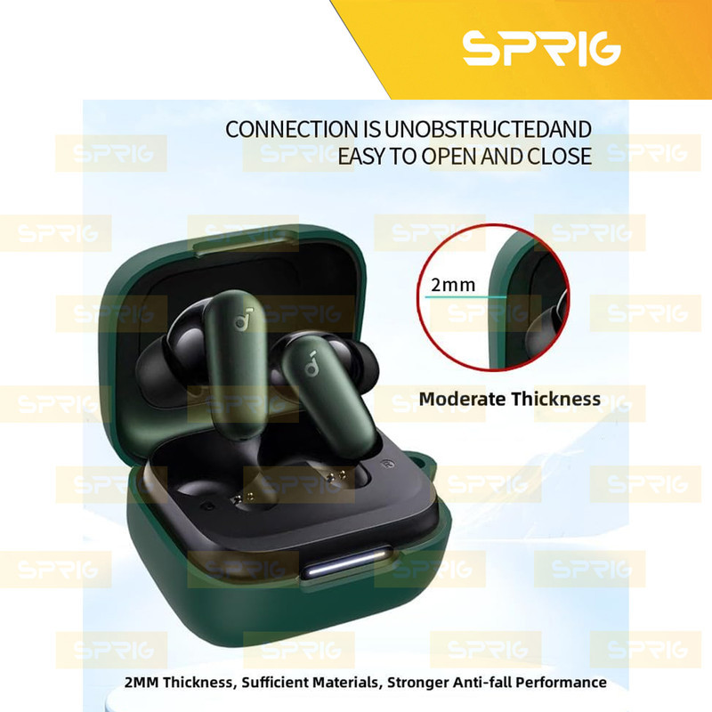 کاور اسپریگ مدل Silicon-SP مناسب برای کیس هدفون بی سیم انکر Soundcore R50i NC